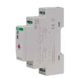 Przekazniki-bistabilne - bis-413-led przekaźnik bistabilny z wyłącznikiem czasowym 230v 16a moduł f&f 