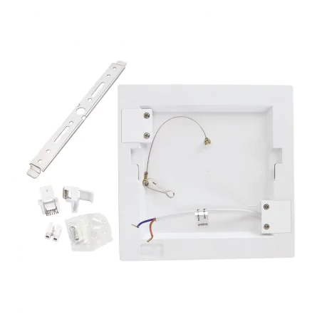 Plafony - lampa sufitowa kwadratowa z czujnikiem ruchu 3 barwy światła 12w olgierd ideus 