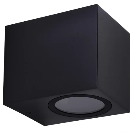 Kinkiety-ogrodowe - kinkiet ogrodowy boston czarny 1xgu10 w dół aluminiowy 303318 polux 