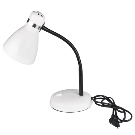 Lampki-biurkowe - lampka na biurko biała ruchome ramię oświetlenie do nauki e27 ben fn02 nilsen 
