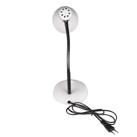 Lampki-biurkowe - lampka na biurko biała ruchome ramię oświetlenie do nauki e27 ben fn02 nilsen 