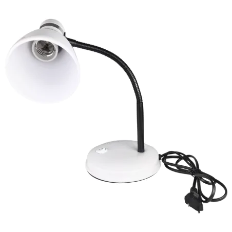 Lampki-biurkowe - lampka na biurko biała ruchome ramię oświetlenie do nauki e27 ben fn02 nilsen 