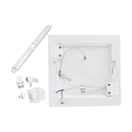 Plafony - plafon sufitowy kwadratowy z czujnikiem ruchu 3 barwy światła 18w 2w1 olgierd ideus 