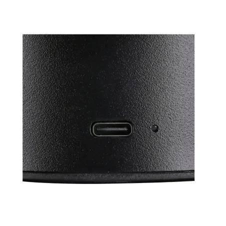 Lampki-nocne - czarna lampka stołowa akumulatorowa led przenośna talia cct ideus 