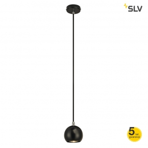 Lampy-sufitowe - lampa sufitowa wisząca light eye ball czarna/chrom gu10 max 5w spotline