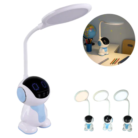 Lampki-biurkowe - lampka biurkowa led dla dzieci dotykowa regulowana oświetlenie na biurko dziecięce binar led 09814 ideus 