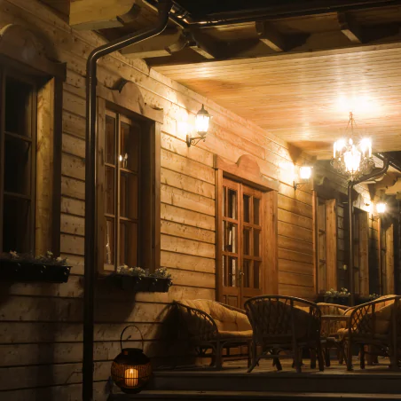 Latarenki-ogrodowe - latarenka solarna czarna kula lampion ogrodowy z ciepłym światłem ip44 ball ii vo2793 volteno 