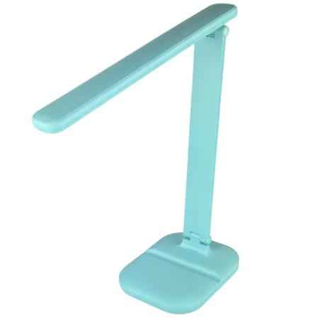 Lampki-biurkowe - lampka led na biurko ściemnialna miętowa szkolna 5w zet 04226 ideus 