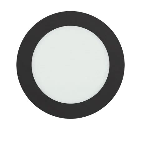 Oprawy-sufitowe-stale - oprawa wpuszczana oczko sufitowe czarne led do łazienki 3 barwy światła 5w ip54 wafel ideus 