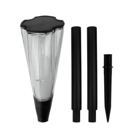 Lampy-solarne - lampka solarna wbijana oświetlenie do ogródka z ciepłym światłem isso-4 ip65 eco-light 
