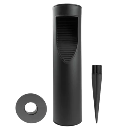 Lampy-solarne - lampka solarna wbijana do ogródka czarna z neutralnym światłem sso-3 ip54 eco-light 