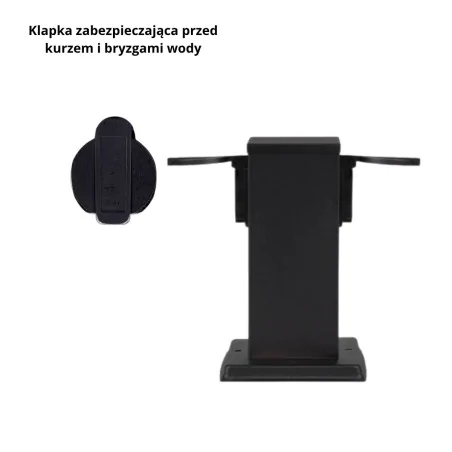 Slupki-ogrodowe - 04852 słupek do ogrodu z dwoma gniazdami 230v port ideus 