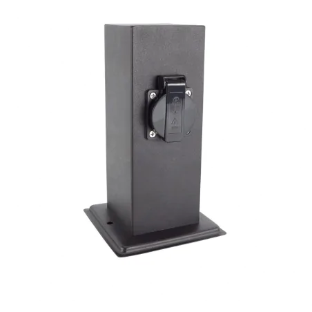 Slupki-ogrodowe - 04852 słupek do ogrodu z dwoma gniazdami 230v port ideus 