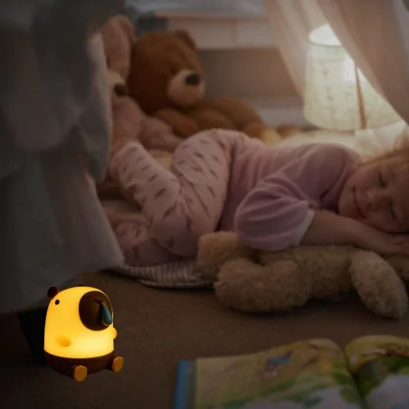 Oswietlenie-do-pokoju-dzieciecego - lampka nocna led dla dziecka świecąca kapibara smarkuś ideus 