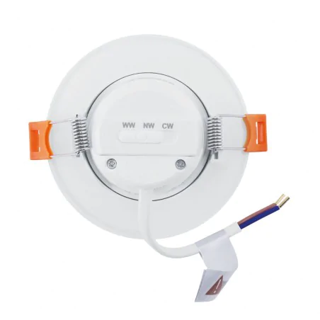 Oprawy-sufitowe-stale - oczko sufitowe led 7w łazienkowe wpuszczane w sufit zmienna barwa ip54 ewa ideus 