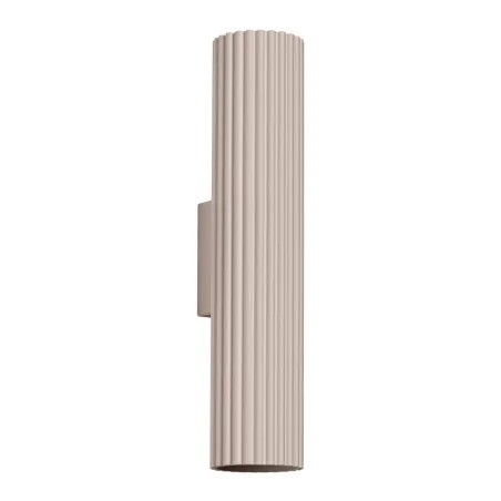 Kinkiety-do-salonu - kinkiet góra dół do salonu tuba karbon 30 taupe kawa z mlekiem sollux sl.1776 