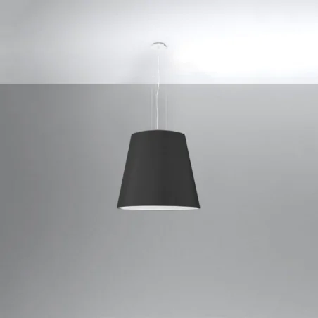 Lampy-sufitowe - żyrandol lampa sufitowa do kuchni geneve 50 czarny sollux sl.0736 