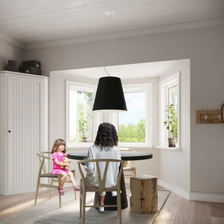 Lampy-sufitowe - żyrandol lampa sufitowa do kuchni geneve 50 czarny sollux sl.0736 