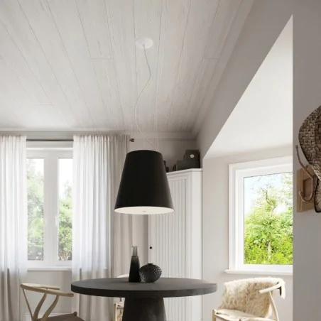 Lampy-sufitowe - żyrandol lampa sufitowa do kuchni geneve 50 czarny sollux sl.0736 