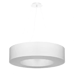Lampy-sufitowe - żyrandol koło led nad stół lampa sufitowa  saturno 70 biały sollux sl.0751