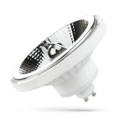 Gwint-trzonek-gu10 - żarówka led gu10 ar111 płaska ciepła 3000k 12w 800lm sollux sl.0976