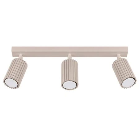 Oswietlenie-sufitowe - plafon listwa sufitowa potrójna 3 tuby karbon 3l taupe sollux sl.1764 