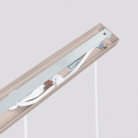 Lampy-sufitowe - lampa wisząca potrójna listwa sufitowa wiszące tuby karbon 3l taupe sollux sl.1774 