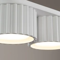 Oswietlenie-sufitowe - plafon aura 2 biały lampa podwójna suiftowa gx53 sollux sl.1783 