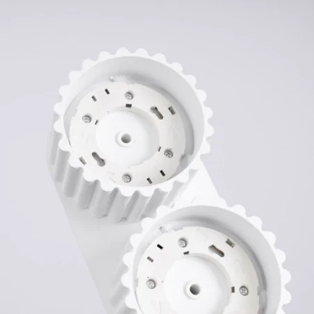 Oswietlenie-sufitowe - plafon aura 2 biały lampa podwójna suiftowa gx53 sollux sl.1783 