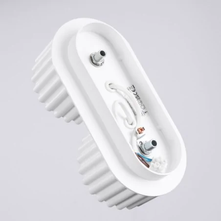 Oswietlenie-sufitowe - plafon aura 2 biały lampa podwójna suiftowa gx53 sollux sl.1783 