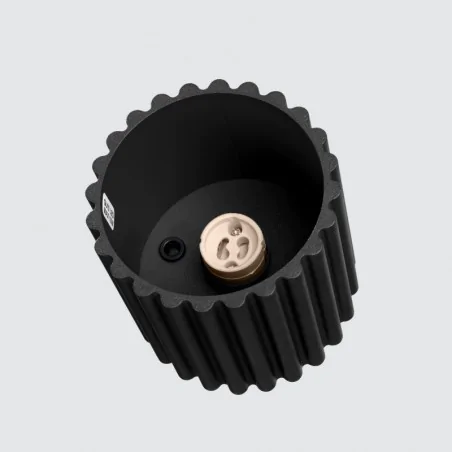 Oswietlenie-sufitowe - plafon aura 1 czarny tuba krótka natynkowa gu10 sollux sl.1784 