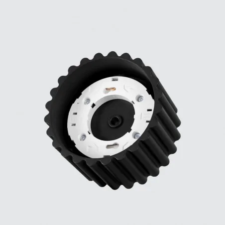 Oswietlenie-sufitowe - plafon sufitowy modny czarny tuba krótka natynkowa aura 1 gx53 sollux sl.1787 