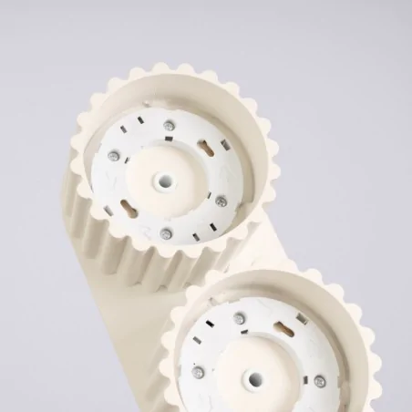 Oswietlenie-sufitowe - lampa sufitowa podwójna beżowa plafon aura sl.1793 sollux 