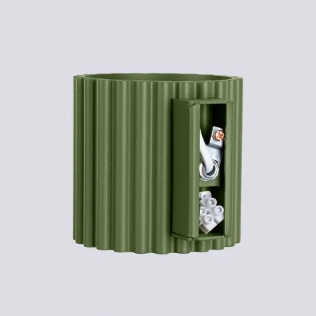 Kinkiety-do-salonu - kinkiet ścienny zielony oliwkowy na żarówkę g9 aura sl.1796 sollux 