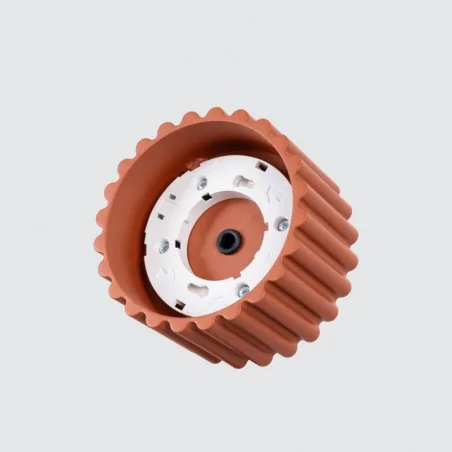 Oswietlenie-sufitowe - plafon aura 1 tuba krótka natynkowa sufitowa ochra czerwona gx53 sollux sl.1802 