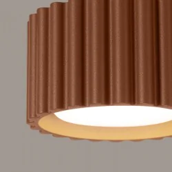Oswietlenie-sufitowe - plafon aura 1 mocca oczko sufitowe natynkowe gx53 sollux sl.1807 