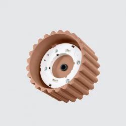 Oswietlenie-sufitowe - plafon aura 1 mocca oczko sufitowe natynkowe gx53 sollux sl.1807 