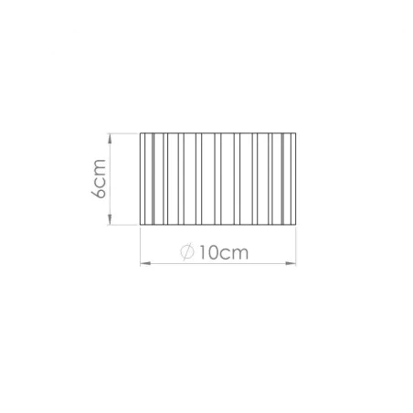 Oswietlenie-sufitowe - plafon aura 1 mocca oczko sufitowe natynkowe gx53 sollux sl.1807 