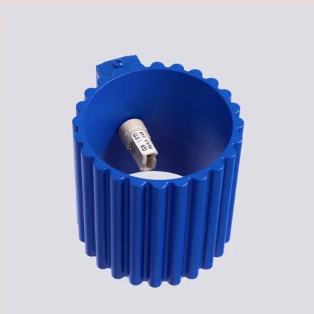 Kinkiety-do-salonu - kinkiet ścienny nowoczesny karbowany ultramaryna aura sl.1811 sollux 