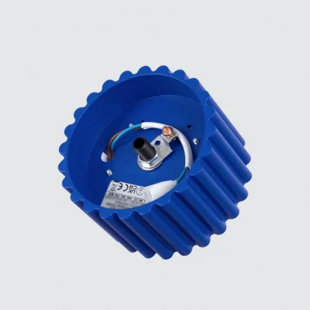 Oswietlenie-sufitowe - oprawa sufitowa oczko karbowane ultramaryna aura sl.1812 sollux 