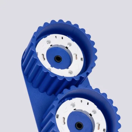 Oswietlenie-sufitowe - oprawa sufitowa podwójna ultramaryna karbowana aura 2 sl.1813 sollux 