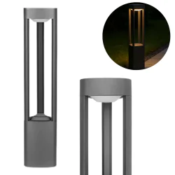 Lampy-ogrodowe-stojace - lampa ogrodowa słupek zewnętrzny antracyt gx53 60cm mario 1641 lvt