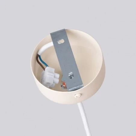 Lampy-sufitowe - żyrandol beżowy oświetlenie do salonu kule halo 6 sollux sl.1831 