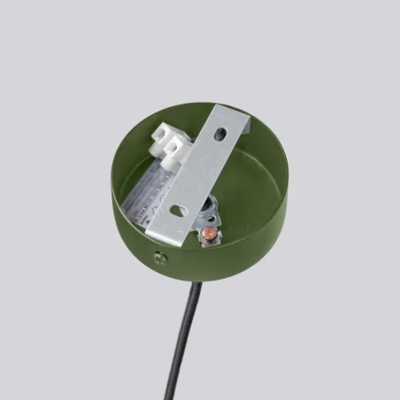 Lampy-sufitowe - żyrandol lampa sufitowa duża kule halo 6 zielony oliwkowy sollux sl.1832 