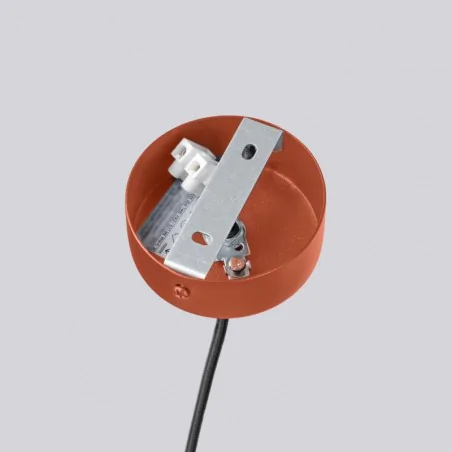 Lampy-sufitowe - żyrandol sufitowy lampa modne kule halo 6 ochra czerwona sollux sl.1833 