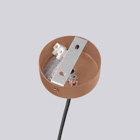 Lampy-sufitowe - żyrandol duży 6 kul lampa sufitowa brązowa halo 6 mocca sollux sl.1834 