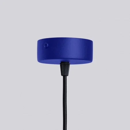 Lampy-sufitowe - żyrandol niebieski do kuchni białe kule lampa sufitowa halo 6 ultramaryna sollux sl.1835 