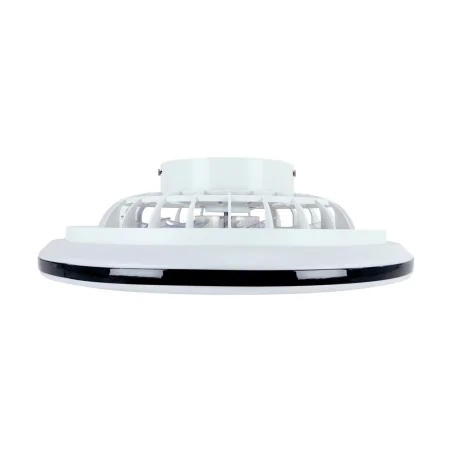 Plafony - lampa led z wiatrakiem sterowana pilotem plafoniera z wentylatorem halny ideus 
