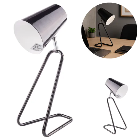 Lampki-biurkowe - lampka na biurko żelazna czarna na żarówkę e14 emma vo0241 volteno 