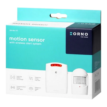 Sygnalizatory-wejsc-z-czujnikiem-ruchu - sygnalizator wejść z bezprzewodowym czujnikiem ruchu or-ma-717 ip44 orno 